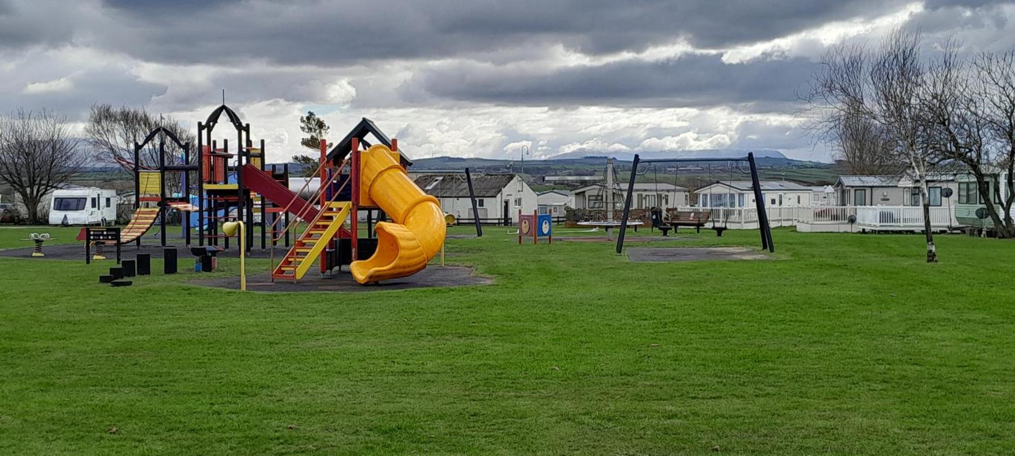 Arual Caravan Manor House Park. Allonby, Cumbria Maryport Exterior foto